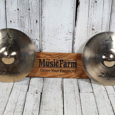 Zildjian A Custom 14 Inch Hi Hat Cymbal Pair 14" Hi Hats Drum Cymbals A20510 image 2