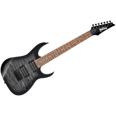 GRG7221QA-TKS Transparent Black Sunburst Ibanez image 1