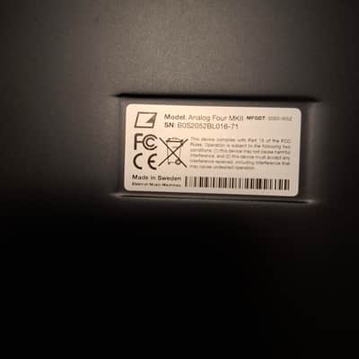 Elektron Analog Four MKII + Carry Bag & Dust Cover — Excellent Condition image 8