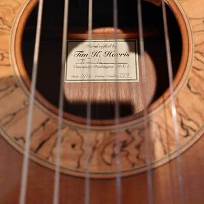 Tim Harris Double Top 2012 Classical Guitar Cedar / Redwood + Crossrock PolyCarbon case image 4