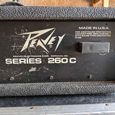 Peavey Centurion Mark III Series 260C 130-Watt Bass Head Late 1970s - Black image 4