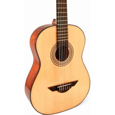 New H.Jimenez LG1 Voz Fuerte Nylon String Acoustic Guitar with Spruce Top and Padded Gig Bag image 2