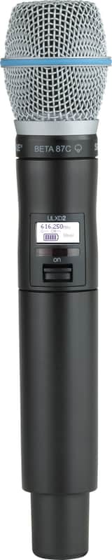 Shure ULXD2/B87C Digital Handheld Transmitter with Beta 87C Capsule, V50 Band image 1