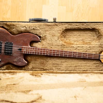 Wal Mk1 Custom Bass 1981. Padouk/Mahogany image 2