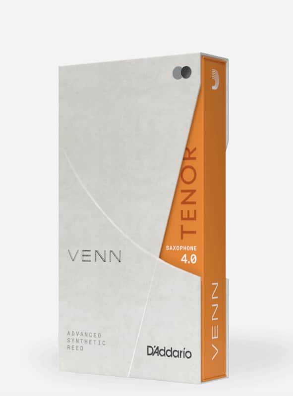 D'Addario Venn Synthetic Tenor Saxophone Reed, 4.0 image 1