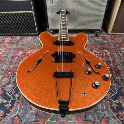 Epiphone USA Casino 1 of 1 Custom Order Orange Sparkle - 2021 image 8