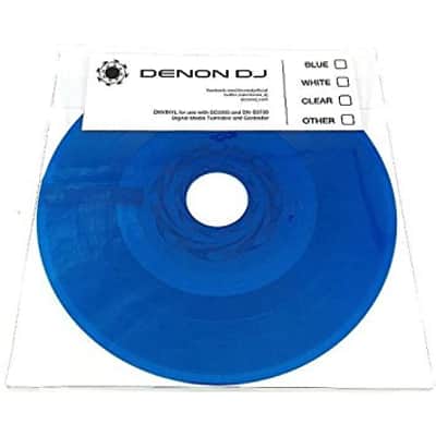Denon DJ DNVINYL - Replacement Vinyl for SC3900 and DN-S3700 Turntables BLUE image 2