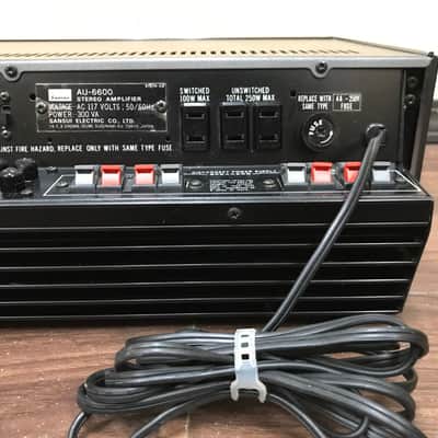 Vintage Sansui AU 6600 Stereo Amplifier image 12