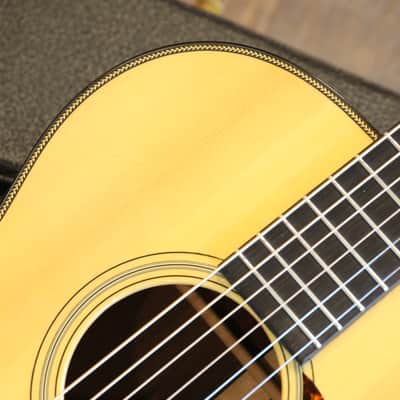 2016 Martin Custom Shop 00-14 Swiss Spruce & Cocobolo 00-28 Acoustic Guitar Natural + COA OHSC image 3
