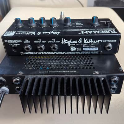 Hughes & Kettner Hughes & Kettner TubeMan Mk I + CF100 Guitar Slave – Complete Original Vintage Tube Rig 90is - blue image 3