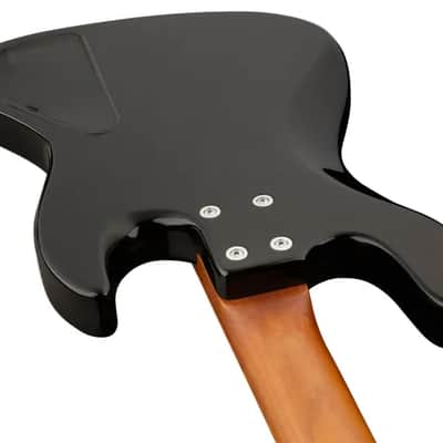 Sadowsky MetroExpress 21-Fret Vintage M Bass, Roasted Maple Fingerboard, Lefthand, 4-String - Solid Black High Polish image 6