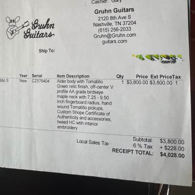Fender Custom Shop Limited Edition Tomatillo III Stratocaster Journeyman Relic image 10