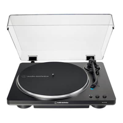 Audio-Technica AT-LP70X Fully Automatic Belt-Drive Turntable, Black/Gray image 4
