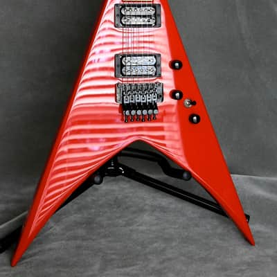 Jackson custom shop double Rhoads V Robbin Crosby 2004 Red image 2