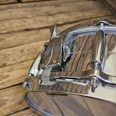 Snare Drum 14" Gretsch Vintage Chrome On Brass 1960s USED! RK66G170626 image 6