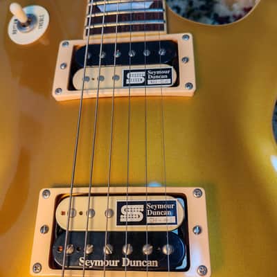 ESP Edwards Les Paul Gold Top E-LP-STD w/ Seymour Duncan PU, Japan MIJ image 9