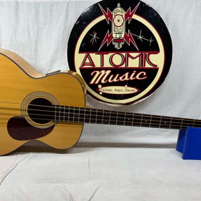 Sigma Guitars STB-ME Acoustic-Electric Bass with Case - MIK Made In Korea 1992 - Natural image 2