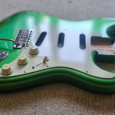 Fender Stratocaster Body Green image 4