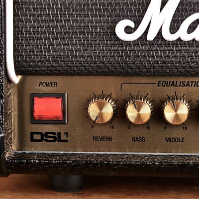 Marshall DSL1HR 2-Channel 1-Watt Guitar Amp Head 2018 - Present - Black image 4