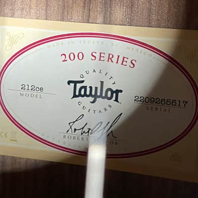 NEW! Taylor 212ce Grand Concert Acoustic-Electric Guitar Natural Finish - 4.1lbs - Authorized Dealer - G06226 image 3