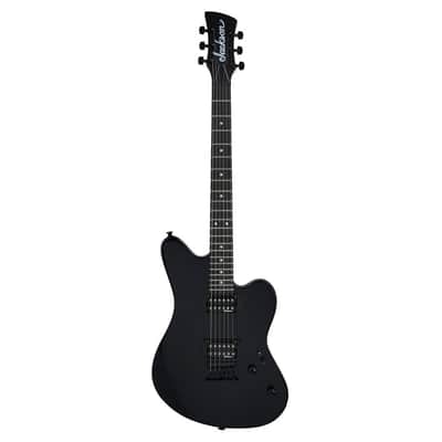 Jackson JS Series Surfcaster JS22 HT 6-String Right-Handed Electric Guitar with Poplar Body, Bolt-On Maple Neck, and Amaranth Fingerboard (Gloss Black) image 1