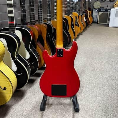 Hofner 173 1965 Red Vinyl Electric Guitar image 2