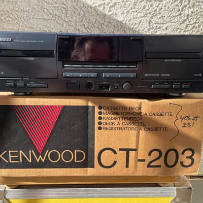 Kenwood CT-203 Stereo Cassette Deck For Parts Or Repairs image 1