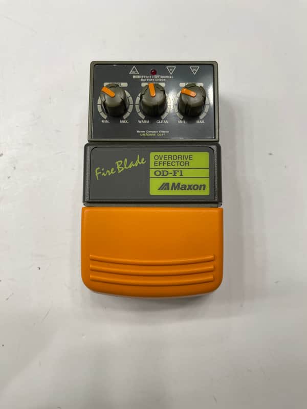 Maxon OD-F1 オーバードライブ Maxon OD-F1 Fire Blade Overdrive Effector Vintage Guitar Effect