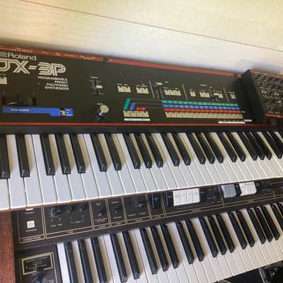 Roland JX-3P 61-Key Programmable Preset Polyphonic Synthesizer 1983 - 1985 - Black