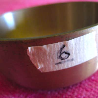 Japanese Rin Singing Bowl Cup Chime - Vintage image 4