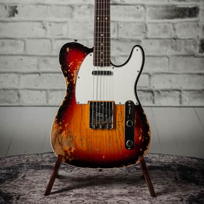 Fender Customer Shop ’60 Telecaster Custom Super Heavy Relic - 3 Tone Sunburst image 1