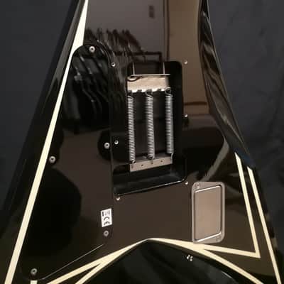 ESP E-II SV Standard Black with White Pinstripes with Hard Case image 13