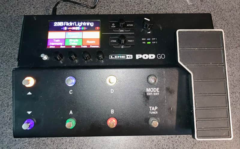 Line 6 POD GO Multi-Effect and Amp Modeler 2020 - Present - Black image 1