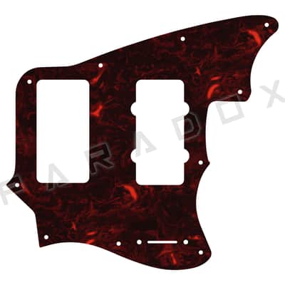 Custom Pickguard For 2012 - 2013 Made in China Fender Modern Player Marauder - Faux Tortoise Shell/White/Black/White .090"