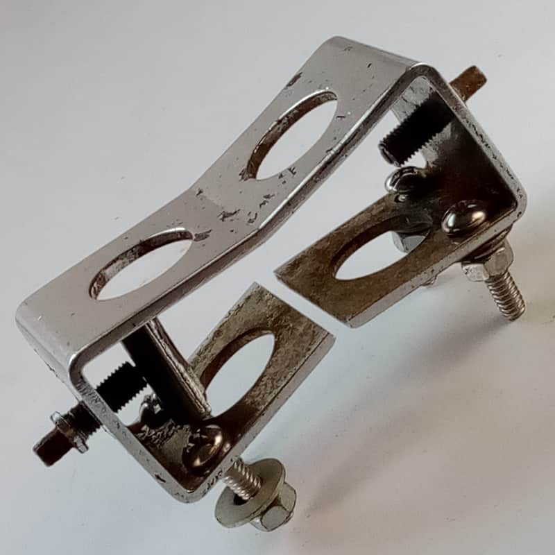 Gretsch Monster#4925 Bass Drum Mount Double Post Arm Tom Holder Receiver Vintage image 1