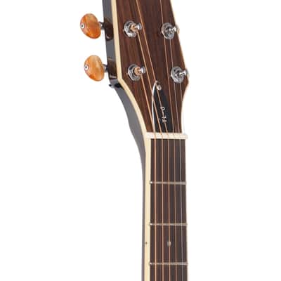 ESP LTD TL-6 Thinline Acoustic Electric Guitar Black image 4