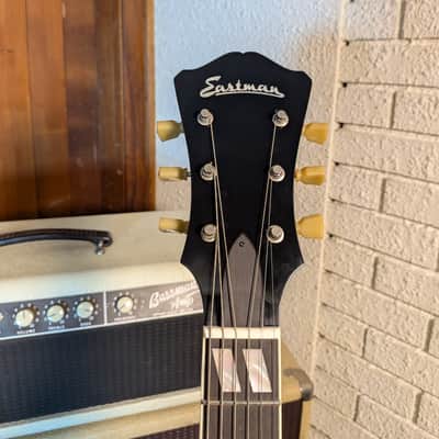 Eastman T49D/TV Hollowbody Archtop Electric Guitar w/Case - Classic Finish (Serial #P2500749) image 5