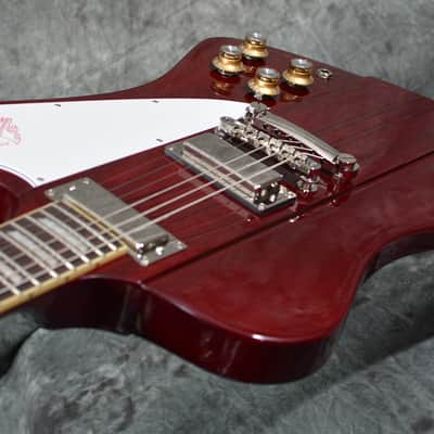 Epiphone Inspired By Gibson Firebird Wine Red w Deluxe Gigbag & FAST Same Day Shipping image 5