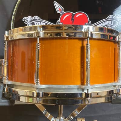 Steve Ferrone's Tom Petty and The Heartbreakers, 1990s Pearl - 6.5x14" CL-8114D Free Floating Maple Snare, Signed! image 12