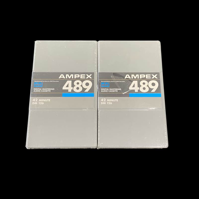 Ampex ADAT 489 DM 126 42 Minute (2 Tapes) image 1