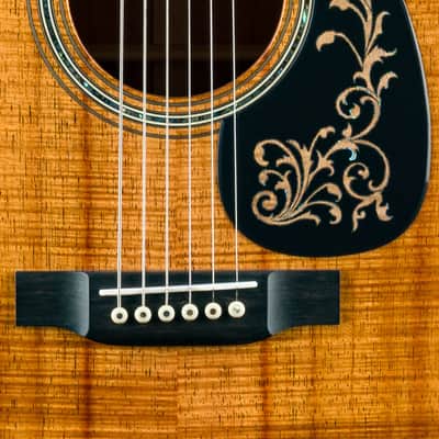 Martin D-45 Custom Tree of Life Premium Highly Flamed Koa NEW image 7