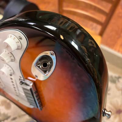 1994 Fender 40th Anniversary American Standard Stratocaster with Maple Fretboard Brown Sunburst image 21