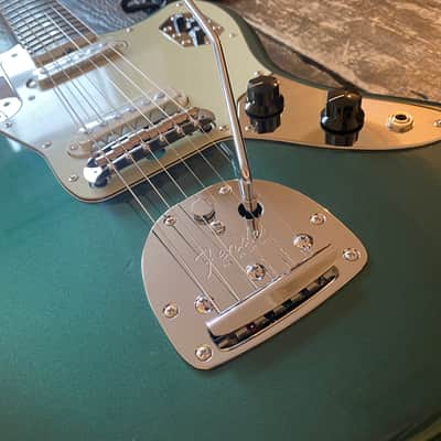 Fender Japan Limited Edition Jaguar FSR Sherwood Green USA Pickups, Alder Body Rosewood Board MIJ image 7