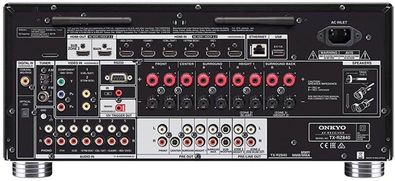 Onkyo - TX-RZ840 - 9.2-Channel Network A/V Receiver | Reverb UK