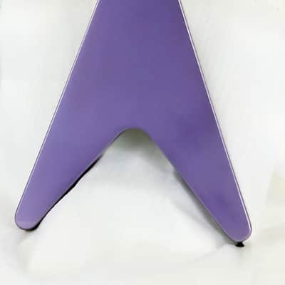Immagine Epiphone Kirk Hammett 1979 Flying V Electric Guitar - Purple Metallic - 4