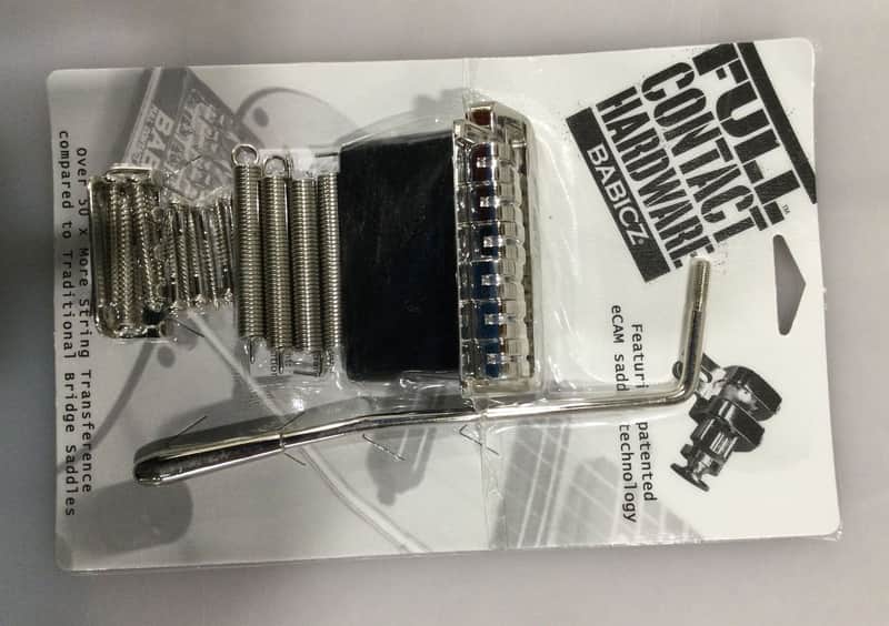 Babicz Full Contact Hardware FCHSTRATNK Strat Tremolo Bridge Nickel image 1