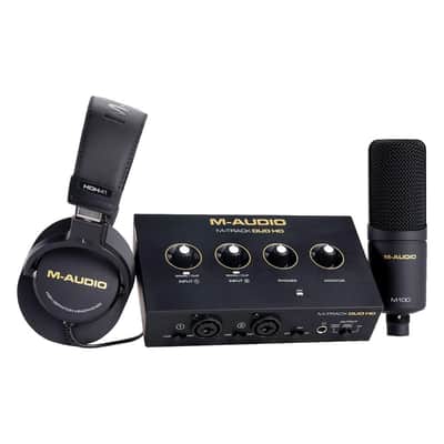 M-Audio M-Track Duo HD Producer Pack with Monitors & Stands Package image 2
