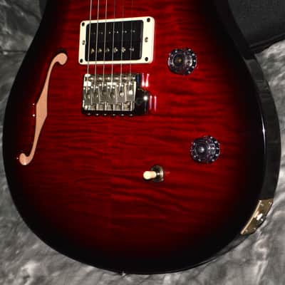 2019 PRS - CE Bolt-On Semi Hollow - Scarlet Smokeburst image 2