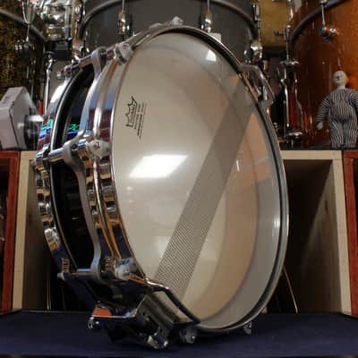Montineri Custom Drums 3.5x14 Free Floating Snare Drum in Black Lacquer image 5