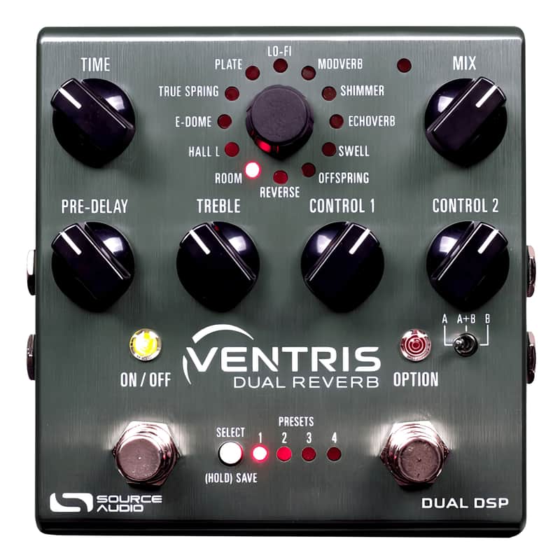 Source Audio SA262 Ventris Dual Reverb 2010s - Brushed Anodized Aluminum image 1
